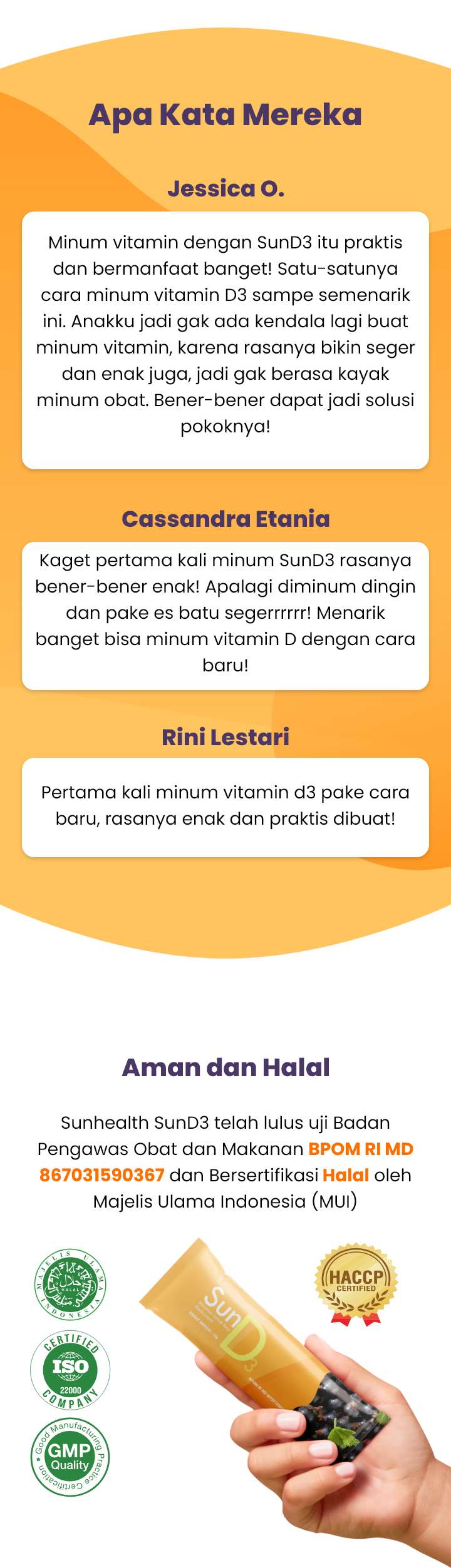 Apa kata mereka?